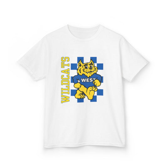 Kids T-Shirt, West Elementary Wildcats School Spirit Shirt, Youth Top, Children's Tee, School Spiritwear, Back to School