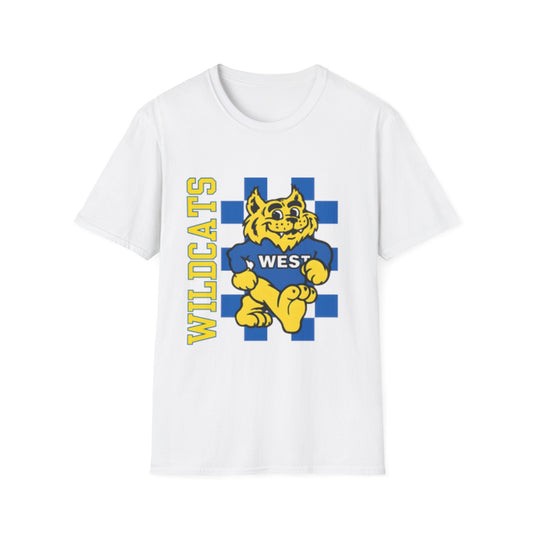 West Elementary Wildcats Spirit Unisex T-Shirt, School Pride Apparel
